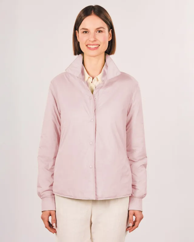 Leichte Sommerjacke im Hemd-Stil in Rosa